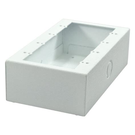 4 gang metal back box|4 gang surface mounted socket.